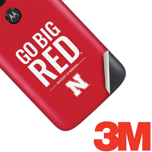 University of Nebraska Go Big Red Moto E5 Play Skin
